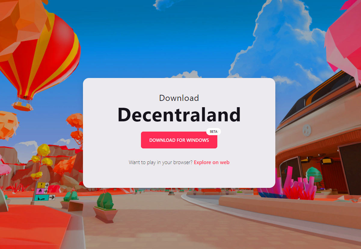 decentraland desktop client