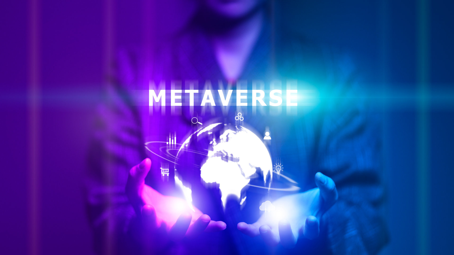 Metaverse Virtual Technology. Worldwide Business. Megatrends on Internet for Telecommunication, Finance, and Internet of Things