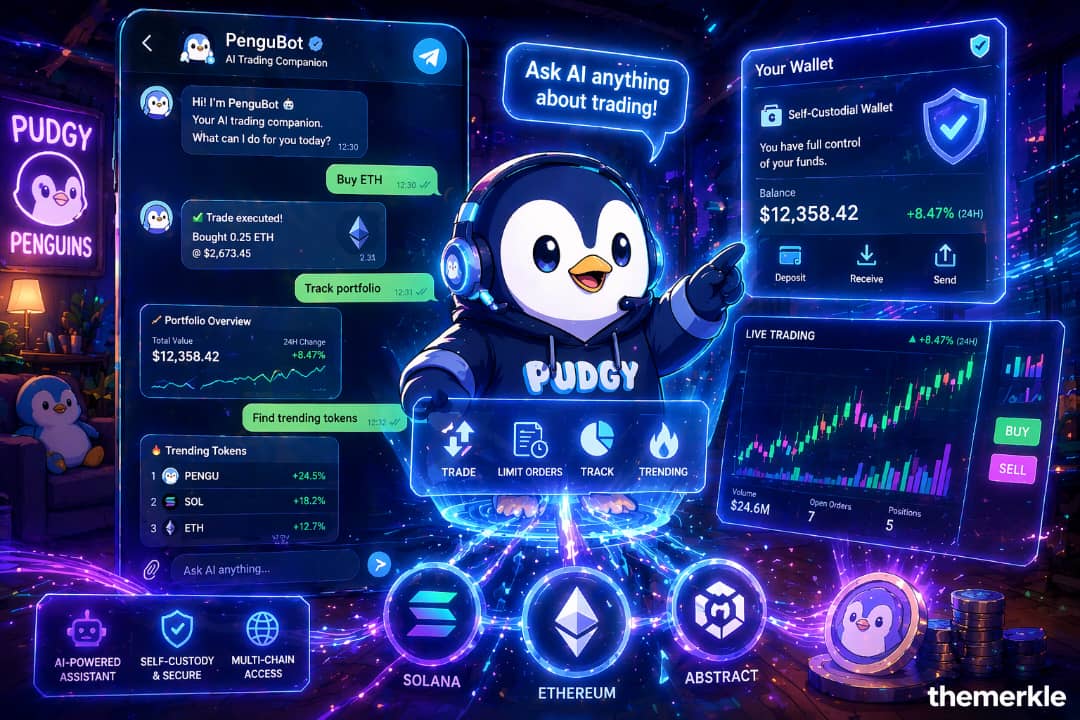 Pudgy Penguins Launches PenguBot: The AI-Powered Trading Companion Making Crypto More Accessible via Telegram
