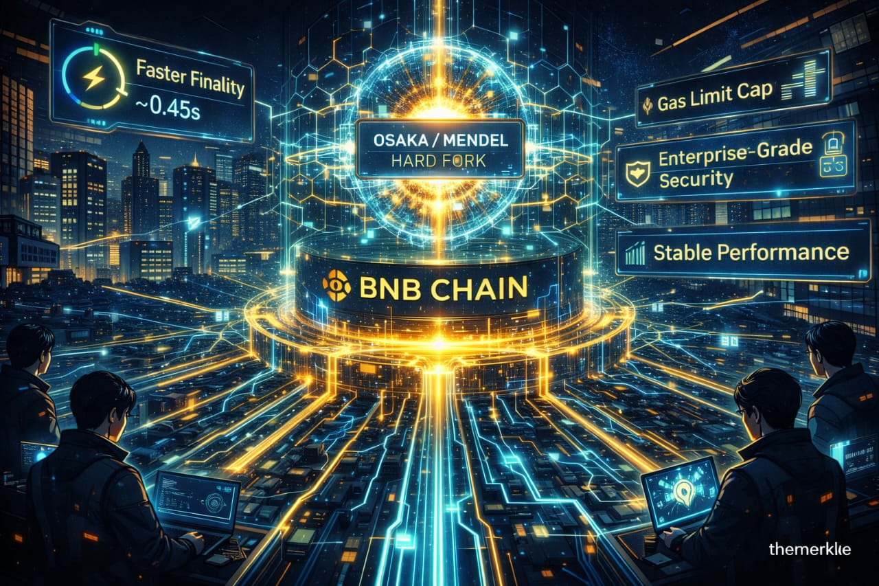 BNB Chain Oversees Osaka/Mendel Hard Fork to Enhance Resilience and Enterprise-Grade Performance