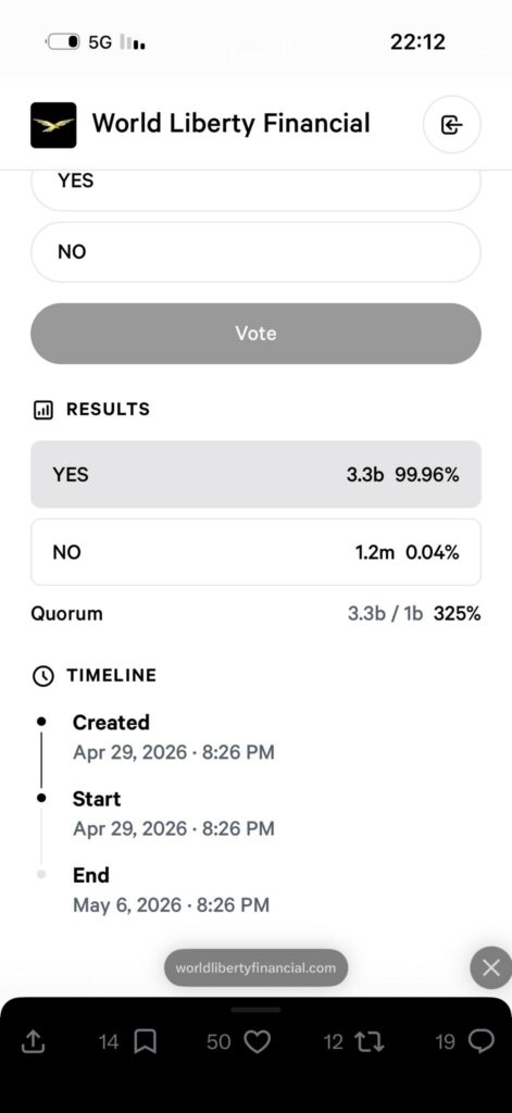 Market Concerns And Governance Debate Ramp Up As World Liberty Financial Token Unlock Nears Approval