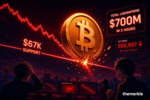 Bitcoin Crashes Below $67,000 as $700 Million Wiped From Crypto Market in Hours