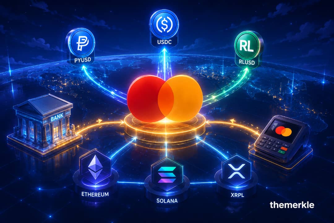 Mastercard Adds Stablecoin Settlement to Its Global Network, USDC, PYUSD, RLUSD and More Now Live