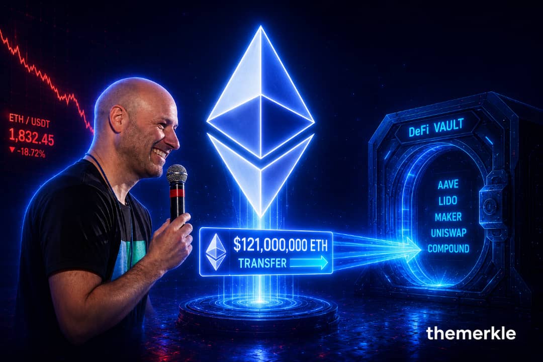 Joseph Lubin's Dormant Ethereum Wallet Moves $121M ETH