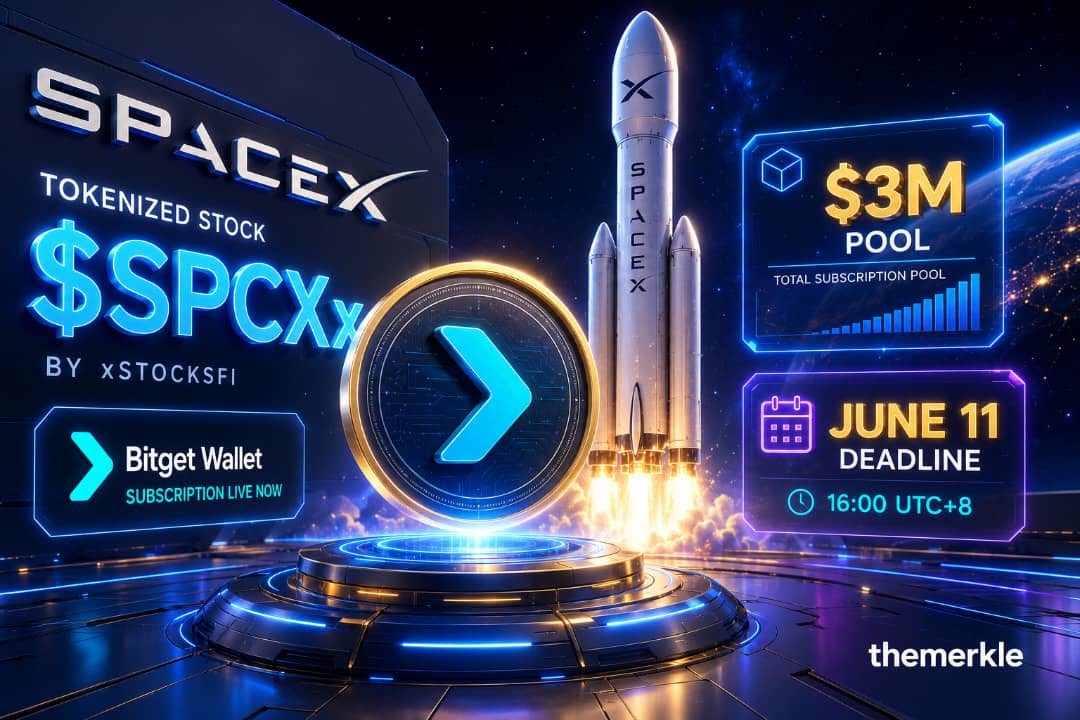 SpaceX Tokenized Stock Is Now Open for Subscription on Bitget Wallet, But the Window Closes Fast