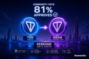 Toncoin Officially Becomes Gram on June 15, 81% Community Vote Seals the Rebrand 