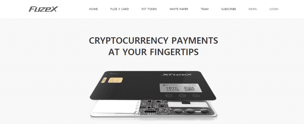 cryptocurrency card fuzex
